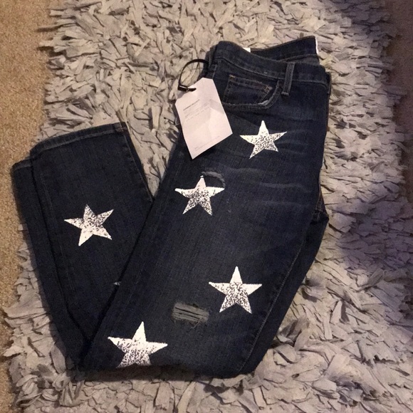 Current/Elliott Denim - Bnwt Current/Elliot “the fling” loved w stars ⭐️